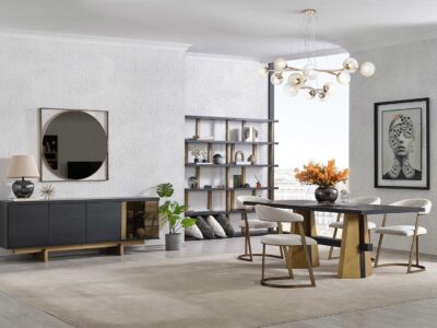 Stella Black Yemek Odası Takımı